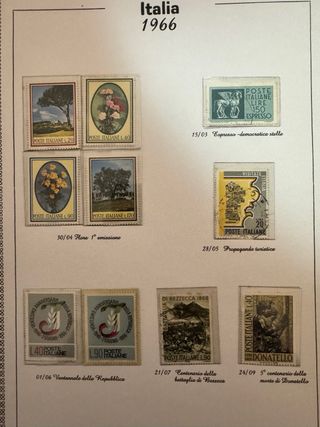 Francobolli Italia 60/69