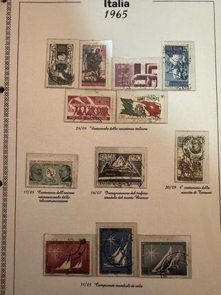 Francobolli Italia 60/69