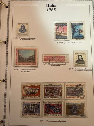 Francobolli Italia 60/69