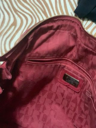 Bolso piel rojo
