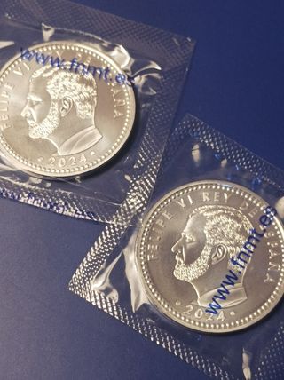 Moneda 40€ Plata Año 2024.