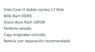 Macbook Air 2016 13” portatil