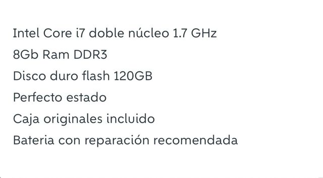 Macbook Air 2016 13” portatil