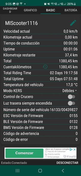 Patinete Xiaomi M365 1S