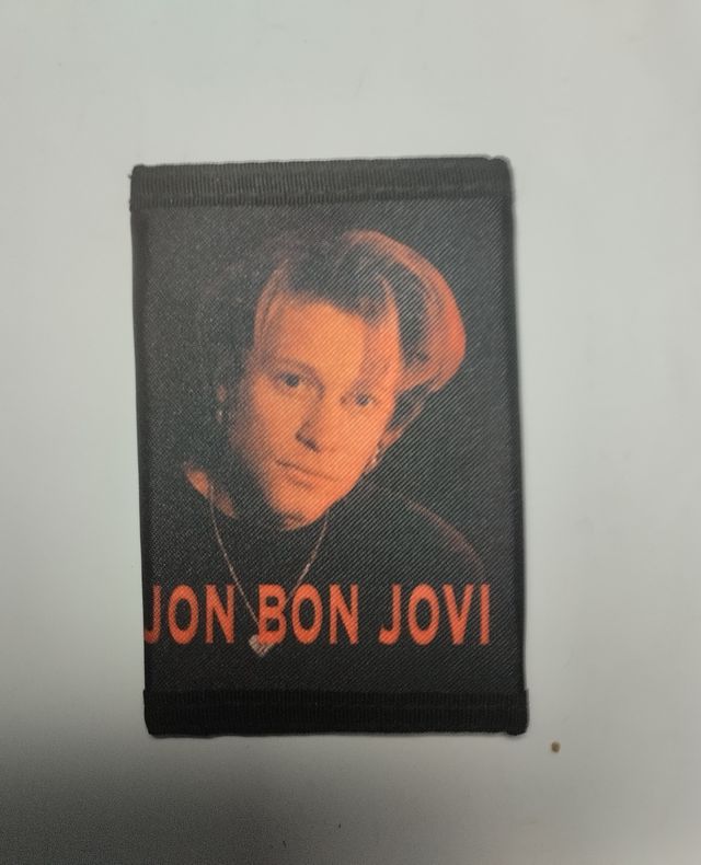 Portafoglio A Strappo Anni 80, 90 ""Jon Bon Jovi"
