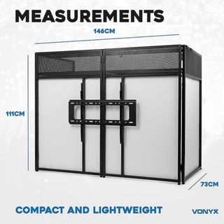 CABINA DJ PORTÁTIL NUEVA.