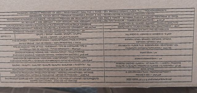 Suelo porcelánico imitación madera