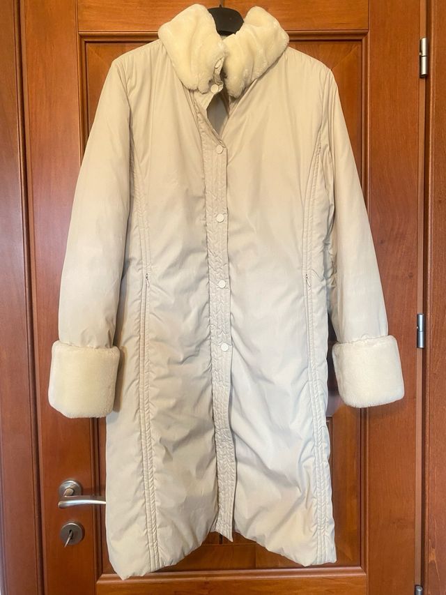 Spendido piumino lungo.