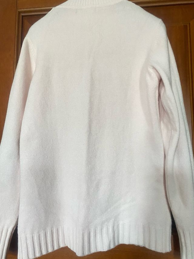 Maglione rosa dolcevita