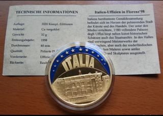 MONEDA ECU 1998 - MUSEO DE ARTE ITALIA