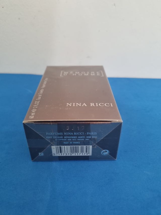 Perfume memoire d'homme nina ricci 60 ml