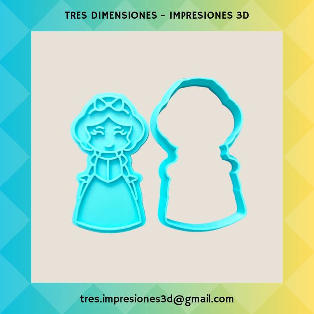 Cortador de galletas Princesas