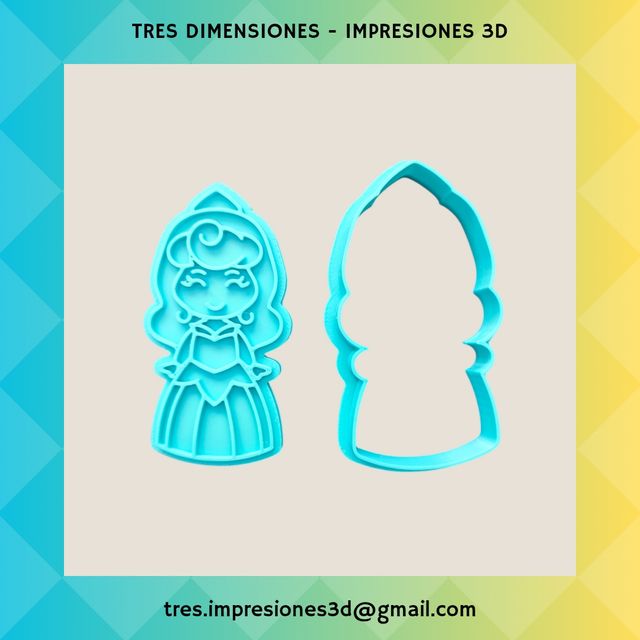 Cortador de galletas Princesas