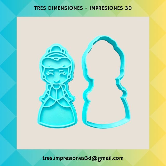 Cortador de galletas Princesas