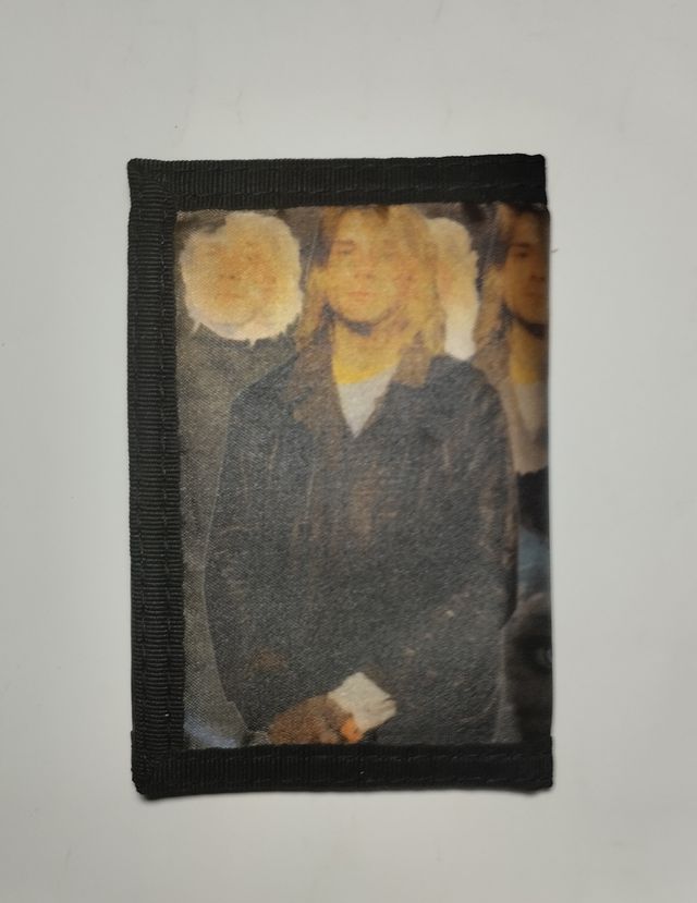 Portafoglio A Strappo Vint Anni 90 ""Kurt Cobain"