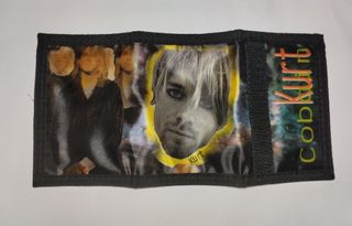 Portafoglio A Strappo Vint Anni 90  ""Kurt Cobain"