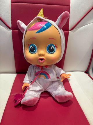 Bebe lloron unicornio
