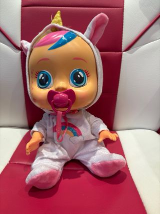 Bebe lloron unicornio