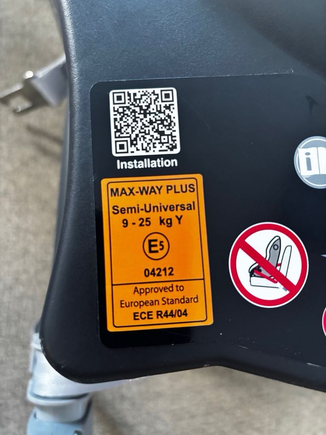 Silla Römer Britax Max Way plus