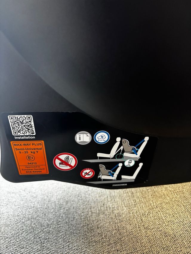 Silla Römer Britax Max Way plus