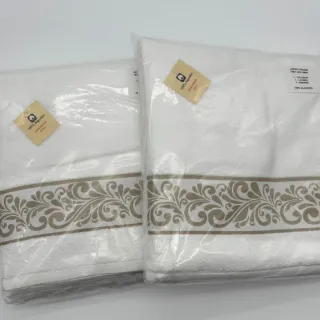 Juego de toallas 100% algodón de Portugal