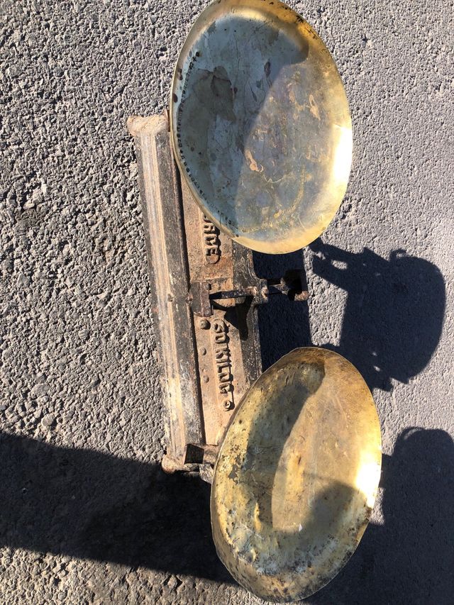 Balanza antigua francesa force 30kilo