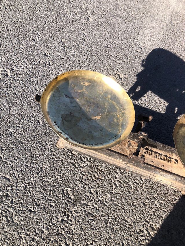 Balanza antigua francesa force 30kilo