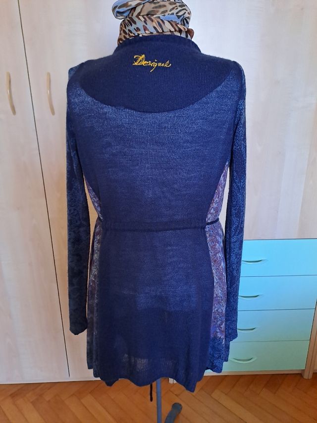 Cardigan lungo desigual S