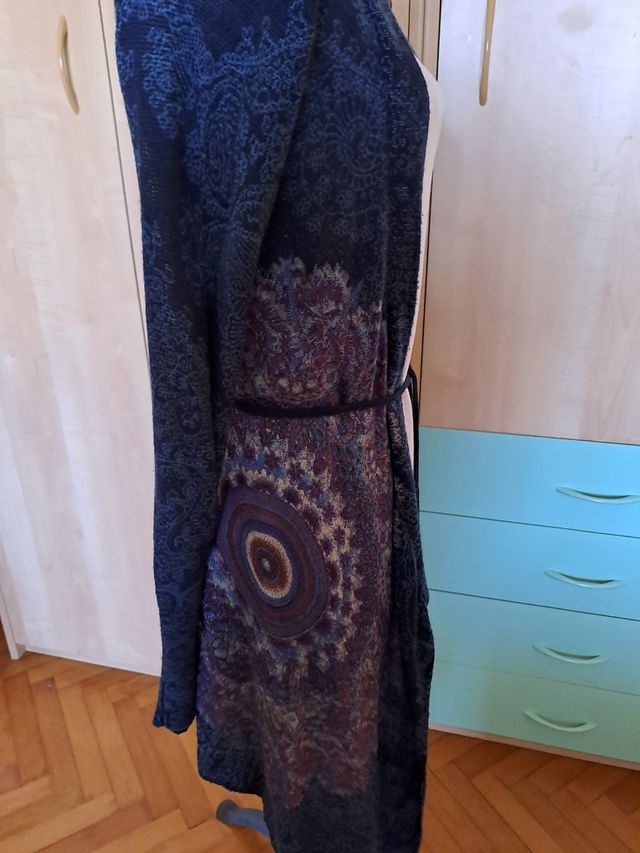 Cardigan lungo desigual S