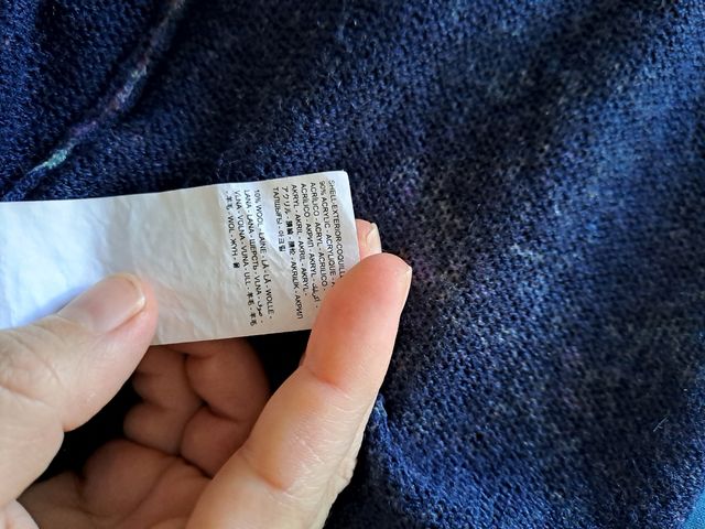 Cardigan lungo desigual S