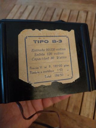 Voltímetro trasformador Cetra tipo B 3