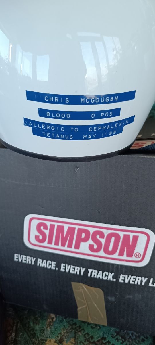 Casco integrale Simpson usato
