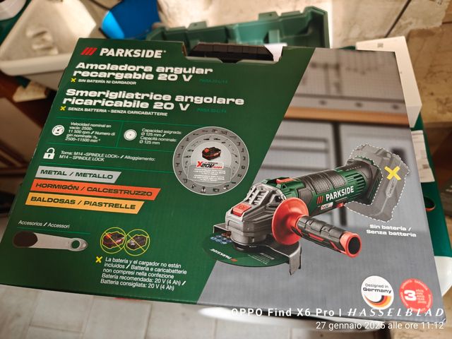 Smerigliatrice angolare nuova