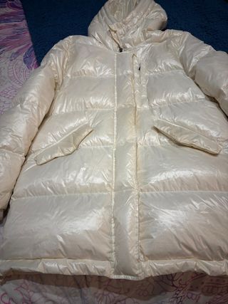 Chaqueta Jott blanca tres cuartos 