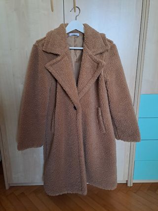 Cappotto Teddy color cammello L