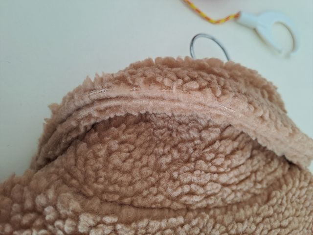 Cappotto Teddy color cammello L