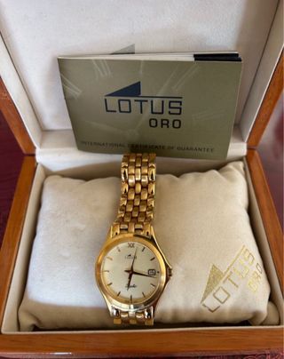 Reloj Lotus Oro Saphire 18kts