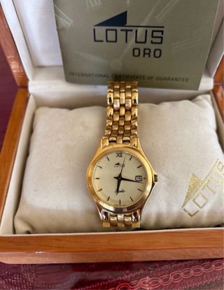 Reloj Lotus Oro Saphire 18kts