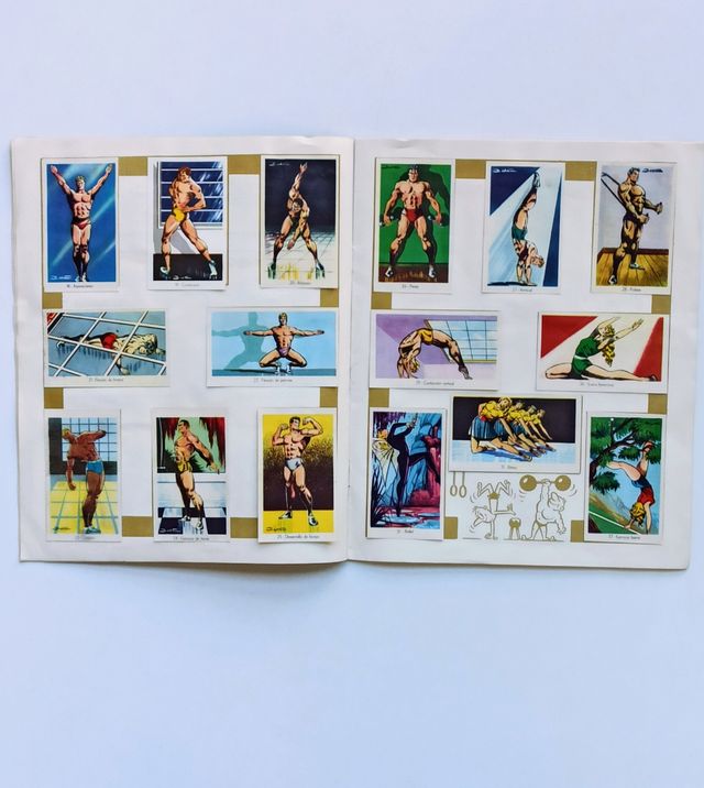 ALBUM OLIMPIADA JUEGOS Y DEPORTES RUIZ ROMERO