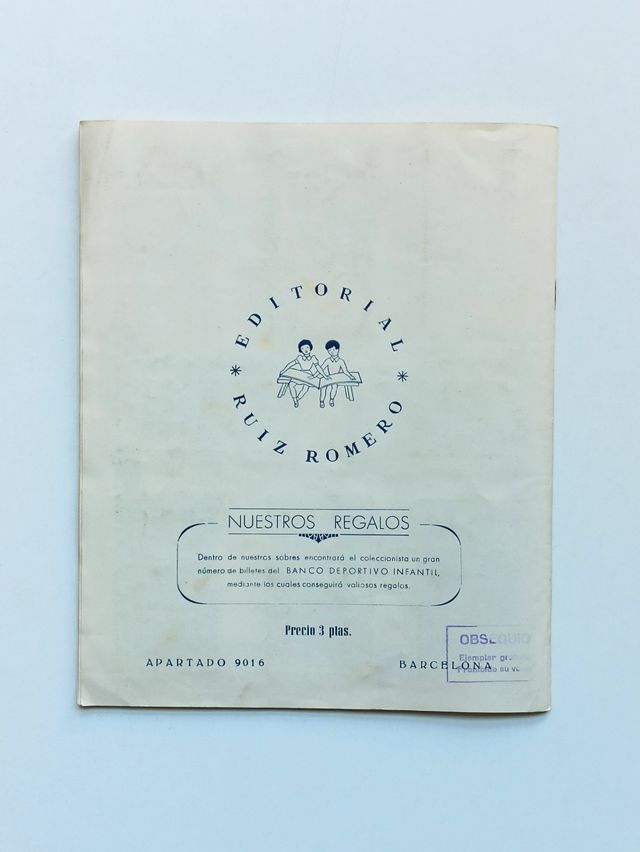 ALBUM OLIMPIADA JUEGOS Y DEPORTES RUIZ ROMERO