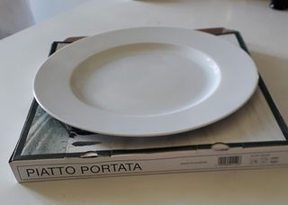Piatto portata "La porcellana Bianca"
