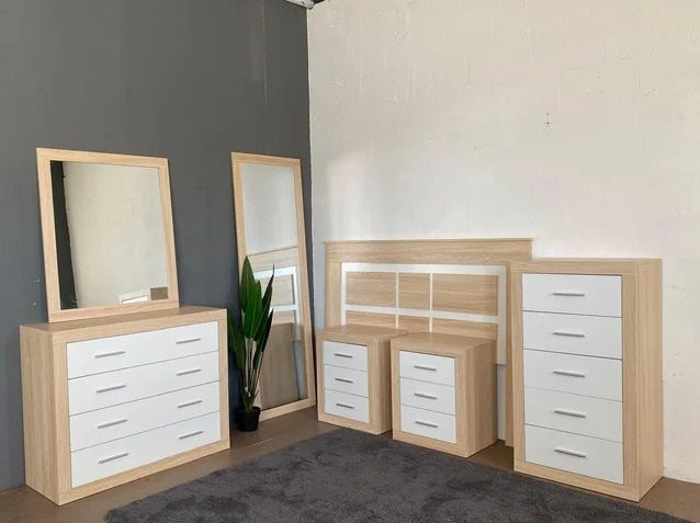 Conjunto Cabecero + 2 Mesitas De Noche