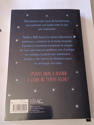 A dos metros de ti, tamaño normal