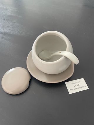 Zuccheriera Porcellana artistica