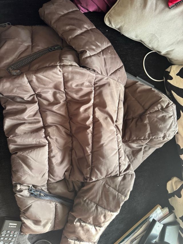 Abrigo plumas chaqueta acolchada benetton niño