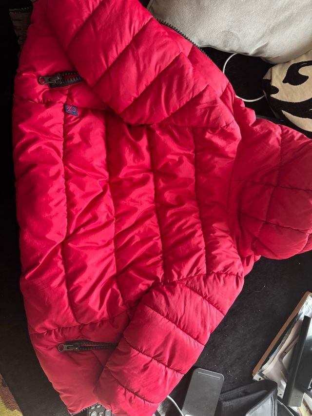 Abrigo plumas chaqueta acolchada benetton niño