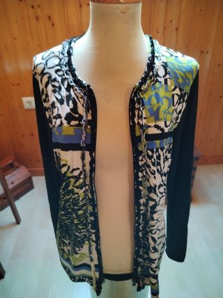 Jersey-chaqueta con cremallera