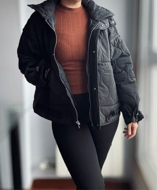 Cazadora acolchada water repellent de Zara
