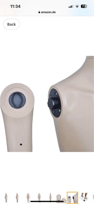 Maniqui mujer base cristal 