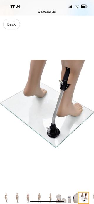 Maniqui mujer base cristal 